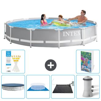 Intex Piscina Prism Frame Redonda - 366x76 Cm - 7-piezas S40