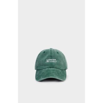 Katie Loxton Embroidered Cap in Green at Nordstrom