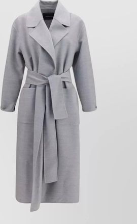 Fabiana Filippi wool belted double-breasted coat