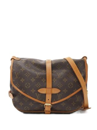 Louis Vuitton 1993 Saumur 30 shoulder bag - women - PVC - One Size - Brown