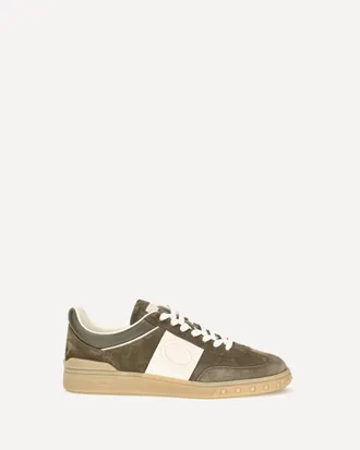 Valentino Garavani Low Top Upvillage Sneakers in suede split leather and nappa calfskin Male 39.5