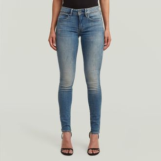 G-Star Midge Zip Skinny Jeans - Lichtblauw - Dames
