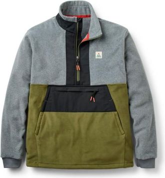 Passenger Woodland Hoodless 2.0 1/2 Zip Recycl. Polar Fleece Fleecejacke für Herren | grau