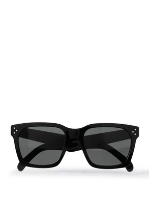 Celine Black Frame 45 Square-Frame Acetate Sunglasses