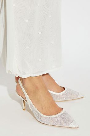 Jimmy Choo London Love 65 Heeled Shoes, Womens, Cream