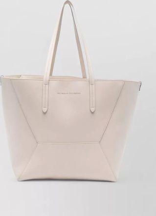 Brunello Cucinelli olivia leather tote bag