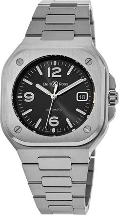 Bell & Ross BR 05 Black Dial Stainless Steel Mens Watch BR05A-BL-ST/SST