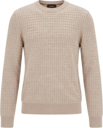 HUGO BOSS Jersey L-Fabrizio - Knitwear - Hombre - Beige - XL