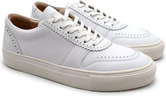 Ulla Johnson White Sneakers with Scallop Detail Size 37