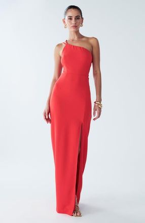 BWLDR Boston Maxi Dress in Coral at Nordstrom, Size 14