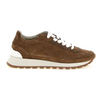 Brunello Cucinelli Dames, Schoenen, Bruin, Maat: 39 EU Su&egrave;de
