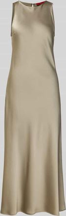 Max & Co. A-Linien Cocktailkleid ohne Ärmel Modell KAISER in Oliv, Größe 34
