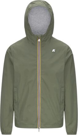 K-Way Jack Stretch Nylon Jersey - Heren - Zomerjassen - Groen - M - Nylon - Jassen