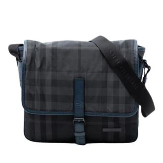 Burberry Pre-owned Cross Body Bags, male, Gray, Size: ONE SIZE Pre-owned Vintage Crossbody Bag
