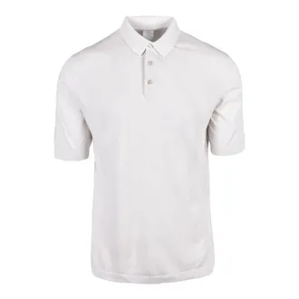 Eleventy Polo Shirts, male, Beige, Size: 2XL Polo in maglia