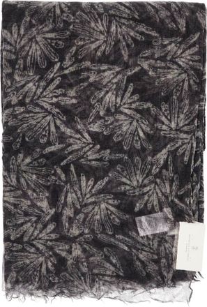 Brunello Cucinelli Gray Cashmere Womens Scarf