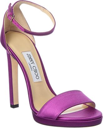 Jimmy Choo London Misty 120 Satin Sandal