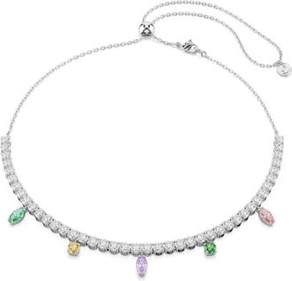 Swarovski Tennis Ketting - Dames - Kettingen - Grijs - ONE Size - Accessoires