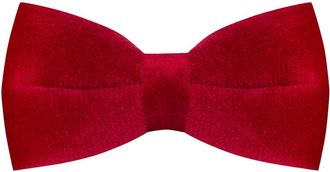 King & Priory Red Velvet Bow Tie