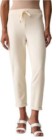 Joseph Ribkoff Joggingbroek met trekkoord - Dames - Sweatpants - Beige - XL - Polyester - Broeken