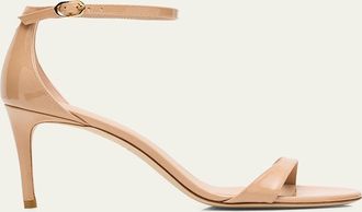 Stuart Weitzman Nudist Ii 75 Patent Leather Sandals