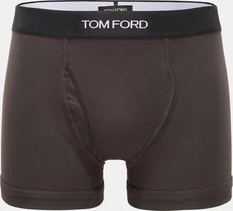 Tom Ford Herren - Boxershorts dunkelbraun