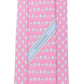 Ferragamo Rosa Necktie - Pink