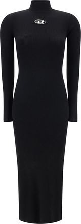 Diesel M-zary-b Logo Plaque Dress