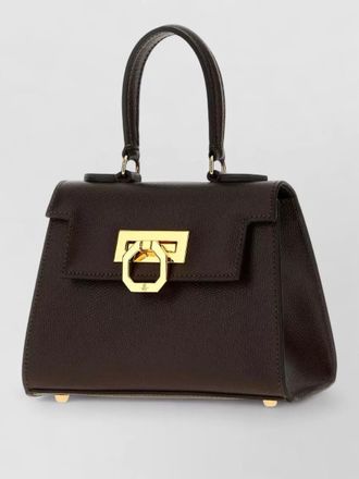 Carbotti leather clutch bag