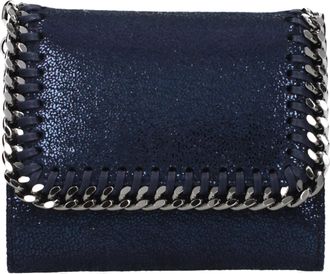 Stella McCartney Stella Mc Cartney Damens Geldb&ouml;rsen Eco Wildleder Blau/Tinte