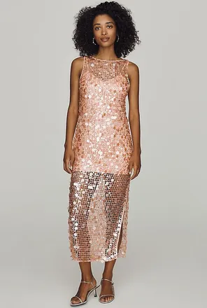 Saylor Elettra Sequin Maxi Dress