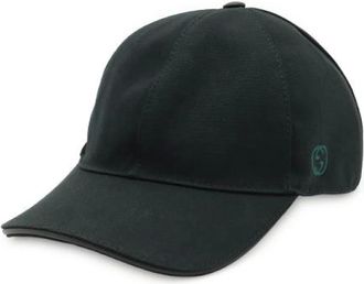 Gucci Pre-owned Accessories, male, Black, Size: ONE SIZE Pre-owned Interlocking G Cotton Baseball Cap