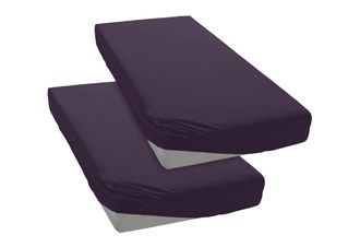 My Home Spannbettlaken »BLACKBERRY« Baumwolle, Matratzen bis 28 cm Höhe, Bettlaken, Spannbetttuch, Laken