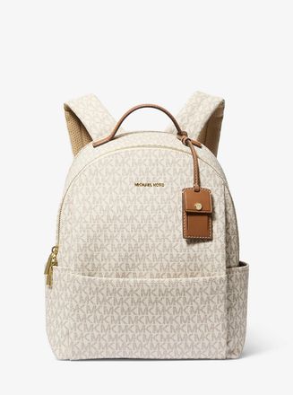 Michael Kors Sable Medium Signature Logo Backpack