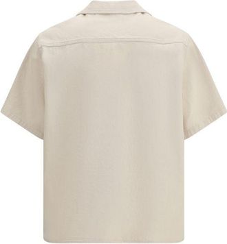 Valentino Mens Beige Denim Shirt