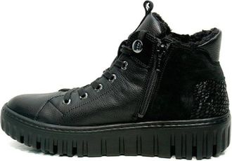 Waldl&auml;ufer Lace-up Boots - Dames - Veterlaarzen - Zwart - 37 EU - Leer - Schoenen