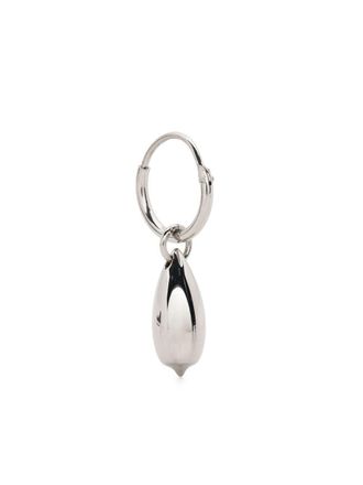 Christophe Lemaire Oorringen met hanger - Zilver