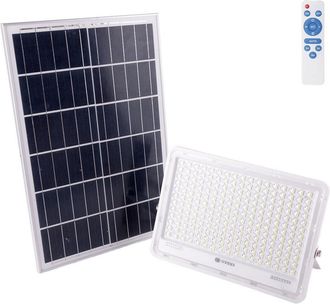 GreenIce Greenice - Proyector Led Solar 300w 6500k Panel: 6v/25w Bater&iacute;a: 3,2v/20000mah Control Remoto [ho-solarfl-300w-02]