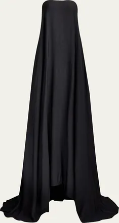 Ralph Lauren Collection Sleeveless Chain-Strap Backless Gown
