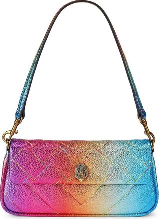 Kurt Geiger Pickle Quilted Metallic Leather Shoulder Bag at Nordstrom