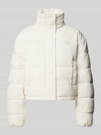 Calvin Klein Jeans Steppjacke aus Cord mit Stehkragen in Ecru, Gr&ouml;&szlig;e XL