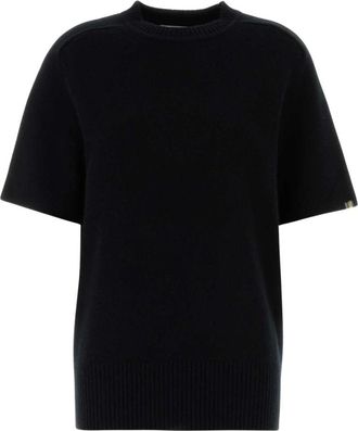 Extreme Cashmere Scott Sweater - Dames - Ronde hals truien - Zwart - ONE Size - Nylon - Truien & Vesten
