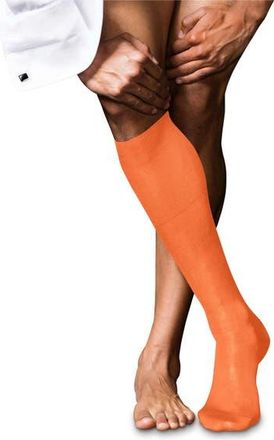 Falke No. 9 Egyptian Cotton Luxury Dress Socks in Fire at Nordstrom, Size Medium
