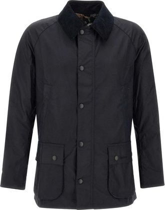 Barbour Ashby Wax Jacket - Heren - Zomerjassen - Blauw - XL - Katoen - Jassen
