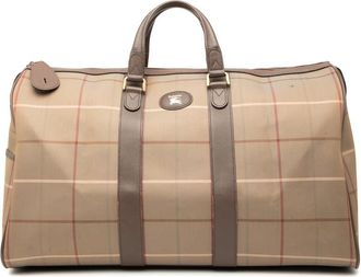 Burberry Pre-owned Burberry Vintage Check Canvas Travel Bag Q5XIXN6HWJ9BVRGZ