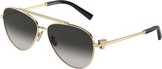 Tiffany & Co. TF3101B 60213C Womens Sunglasses Gold Size 59