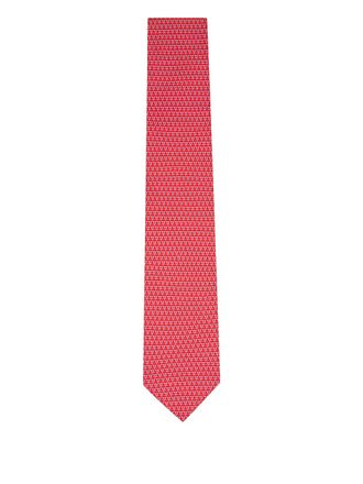 Ferragamo patterned tie - Oranje