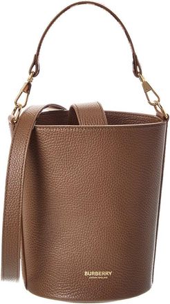 Burberry Small Leather Bucket Bag