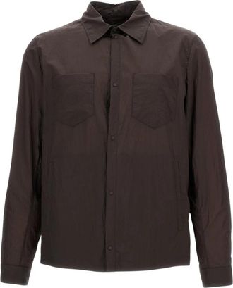 Herno Sovracamicia - Heren - Casual Overhemden - Bruin - M - Overhemden