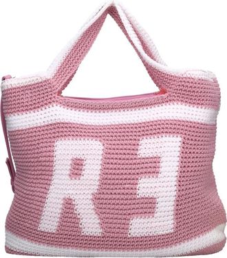 Rebelle Crochet Lpetalo - Dames - Shoppers - Roze - ONE Size - Tassen